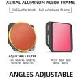 thumbnail image 3 of Inteprter Lente de filtro de cámara , marco de aluminio, antiarañazos, lente de Dron portátil profesional, suministros para aviones, Accesorios para drones aéreos ND32, 3 of 4