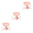 thumbnail image 1 of maskred 1/2/3/5 1111Fourone Rotating Hanging Holder Rotatable Hanger for Spoon Multifunctional Kitchen Hanging Holder Pink 3PCS, 1 of 6