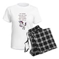thumbnail image 4 of CafePress - I Almost Fell Off My Unicor Women's Light Pajamas - Women's Short Sleeve Print T-Shirt and Pants Light Cotton Pajama Set, 4 of 7