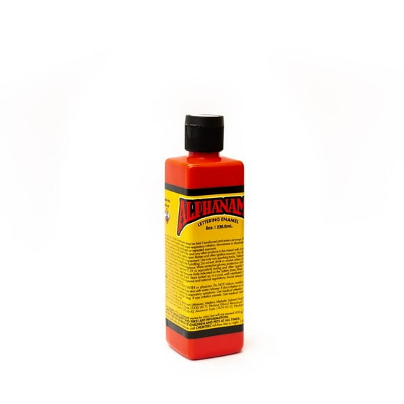 Alphanamel 8Oz Vermilion