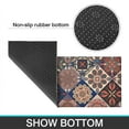 thumbnail image 6 of Multicolor Ethnic Geometric Pattern Kitchen Rugs Sets Of 2,Anti Fatigue Kitchen Mat Rugs Non Slip Washable,Decorative Kitchen Floor Mats for Kitchen,Sink,Laundry,17"x30"+17"x47", 6 of 7