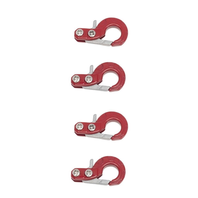 Bewildely Gancho de remolque de 2 piezas Instalación práctica Cuerda Cadena Firmeza Accesorios mejorados Enganche de caída Remolques Grillete Type3 NO3