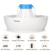 Ownpets 2.3L Pet Fountain Auto Water Dispenser with 2 Drinking Area, 2 Replacement Filters for Dogs Cats