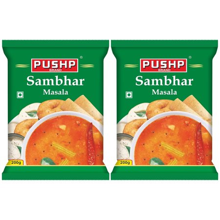 Pure Sambhar Masala Powder By Pushp 200gm, 7.0 Ounce | Pack Of 2