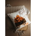 thumbnail image 4 of Give Thanks | Pumpkin Wagon Pillow | Farmhouse Pillows | Country Decor | Fall Throw Pillows | Cute Throw Pillow | Gift for her, 4 of 10