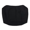 thumbnail image 6 of HDE Women's Strapless Linen Corset Crop Top Bustier Body Shaper Black XL, 6 of 6