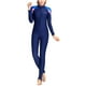 thumbnail image 2 of Traje de neopreno elástico para hombre y mujer, para buceo, esnórquel y surf, traje de baño completo. L, 2 of 9