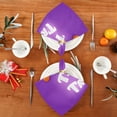 thumbnail image 6 of Coolnut Set of 4 Cute Glowing Pumpkin Napkins Cloth Napkins 20"x20", Washable Polyester Dinner Napkins for Parties, Wedding, Restaurant, 6 of 6