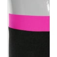 thumbnail image 6 of Zaldita Girls Activewear 3 Piece Dance Sports Outfit Cropped Hoodie Tank Top with Athletic Pants Set Hot Pink 6, 6 of 7