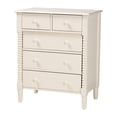thumbnail image 6 of Baxton Studio Braith Farmhouse Bedroom Set, Queen, Ivory, 6 of 12