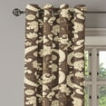 thumbnail image 3 of Ambesonne Grommet Curtain, , 50"x96", Taupe Eggshell Umber, 3 of 5