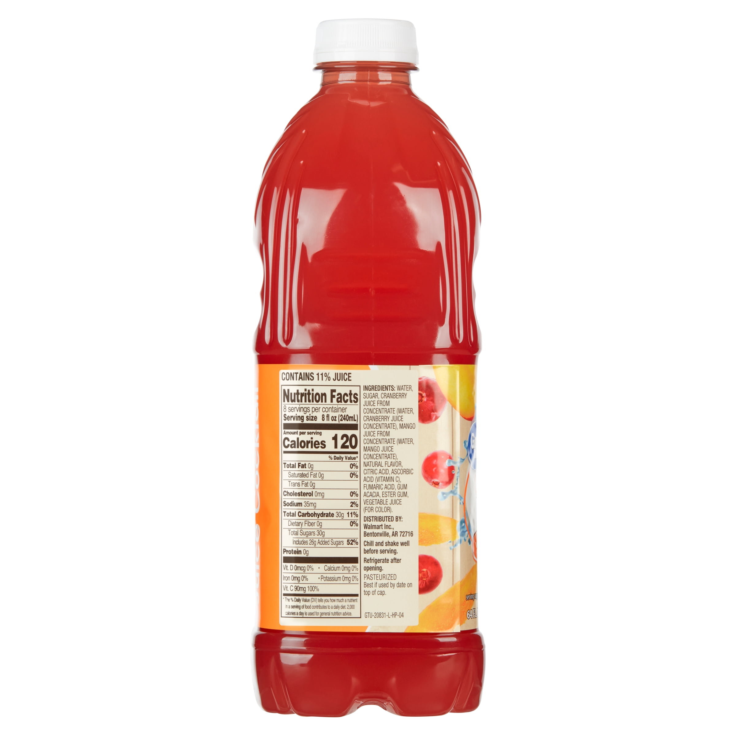 Great Value Cranberry Mango Juice Cocktail, 64 fl oz