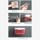 thumbnail image 5 of Bewildely Caja de pañuelos Universal para baño montada en la pared, almacenamiento resistente sin perforaciones, soporte para servilletas de papel Juegos de accesorios de baño Rosado Bewildely HA067212-01, 5 of 6
