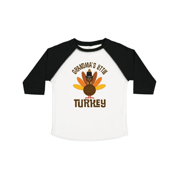 Inktastic Thanksgiving Grandma Little Turkey Boys or Girls Toddler T-Shirt