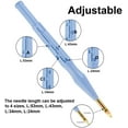 thumbnail image 7 of 21PC Punch Needle Embroidery Kits Adjustable Punch Needle Tool, Wooden Handle Embroidery Pen, Bamboo Hoops, Punch Needle Cloth, Big Eye Needles, Needle Threaders, 7 of 7