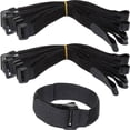 thumbnail image 4 of 30/20/10Pcs Reusable Hook Loop Cinch Straps Nylon Cable Ties Organizer Adjustable Fastener Securing Cable Straps Cord Management Yellow 20x400mm 20Pcs, 4 of 6