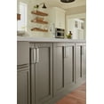 thumbnail image 3 of Amerock Ville 6-5/16 inch (160mm) Center-to-Center Satin Nickel Cabinet Pull, 10 Pack, 3 of 4