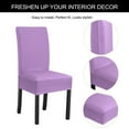 thumbnail image 5 of Unique Bargains High Elasticity Dining Chair Slipcover Light Purple M, 5 of 8