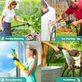 thumbnail image 2 of Copper Bullet Black  Expandable Garden Hose w/10 Pattern Thumb Spray Nozzle  75 FT Lead-Free Ultra-Lightweight Solid Copper Anodized Aluminum Fittings No-Kink, 2 of 8