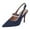 Blue, variant on FSJ Women Stylish Pointed Closed Toe Pumps Stiletto High Heels Pearl Buckle Strap Slingback Sandals Wedding Party Dress Shoes Size 8 Purple