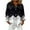 Black 02, variant on QQAMB Blouse for Women Plus Size Lapel Dressy Color Block Loose Long Sleeve Button Down Shirts Going Out Business Casual Tops