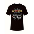 thumbnail image 3 of Women's Grandma T-Shirt - Casual Short Sleeve Top for Spring and Summer, Comfortable and Relaxed FitCamisetas para mujer, lindas camisetas con estampado gráfico, de manga corta, estilo casual, para ve, 3 of 7