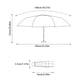 thumbnail image 3 of Paraguas plegable compacto con sombrilla: equipo ligero y portátil para salidas diarias, 3 of 5