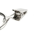 thumbnail image 5 of Uxcell 1.5" Inner Dia Curtain Clip Rings Metal Chrome Plated 30 Pack, 5 of 6