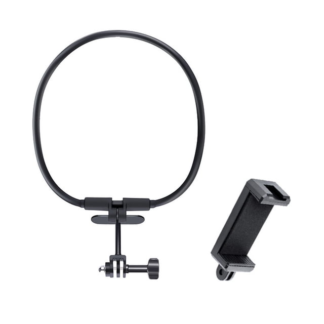 Tholdsy Soporte de cámara Instalación práctica Correa para el cuello Firmeza Accesorios deportivos Montaje de cámara Estante colgante Equipo para Videojuegos y accesorios