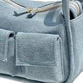 thumbnail image 2 of Bolsos de hombro para mujer Denim Ladies Hobo Bag Moda para fin de semana (azul claro), 2 of 5
