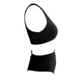 thumbnail image 3 of Vedolay 2 Piece Swimsuit For Women Tankini Swimsuits for Women Tummy Control Bathing Suits Two Piece Tankini Tops with Bikini Bottoms Twist Swimwear,Black S, 3 of 5