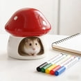 thumbnail image 4 of Ceramic Hamster Hideout Bed for Indoor -Shape Ceramic Ideal for Small Critters Training Escape, 4 of 6