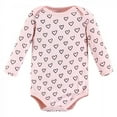 thumbnail image 4 of Hudson Baby Cotton Long-Sleeve Bodysuits, 5-Pack, Newborn- 24 Months, 4 of 7