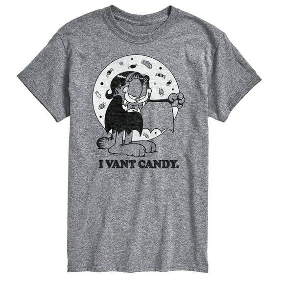 Garfield - Halloween I Vant Candy - Men's Short Sleeve Graphic T-Shirt