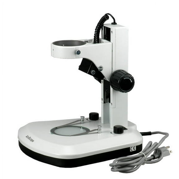 AmScope New Microscope Table Rack Stand with Top & Bottom LED Lights New