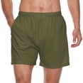 thumbnail image 2 of FEDTOSING Men's 5" Workout Running Shorts Green Quick Dry Athletic Shorts With Pockets, 2 of 5