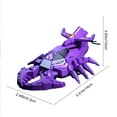 thumbnail image 3 of Mechanical Stunt Scorpion Car Inertia Powered Spinning Vehicle Drop Resistant Model for Action Play Gift Toy, 3 of 7