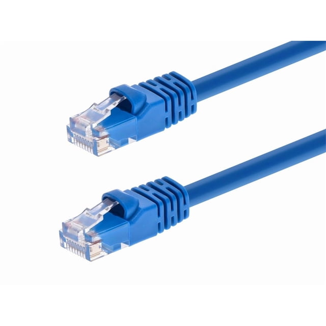 Cable de red Ethernet Monoprice, 100 pies, 24 AWG, Cat6, azul