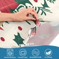 thumbnail image 5 of Yayeee Kitchen Curtains Tier Set of 2 Light Filtering 57"x24" Over Sink Window Panels, Christmas Floral, 5 of 7