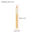thumbnail image 2 of Uxcell 3# Bamboo Netting Needle Shuttle Fishing Net Repair Line Mending Tool, 2 of 5