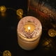 thumbnail image 4 of Adornos para velas, tapas para velas, pantallas para velas en frascos, accesorios, velas de té con diseño de hojas Oro rosa, 4 of 8