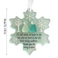 thumbnail image 3 of Snowflake Shaped Sea Glass Ornament, Handcrafted Seaglass Friendship Keepsake, Christmas Tree Hanging Ornament, Coastal Winter Decor, Ready-to-Gift, 3 of 9