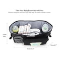 thumbnail image 4 of SPEKSEE Stroller Organizer Bag for Baby Essentials - Insulated Wipe Pocket, Multi-Function Storage for Outdoor Travel, 4 of 6
