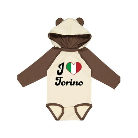 

Inktastic Torino Italy Tourin Vacation Gift Baby Boy or Baby Girl Long Sleeve Bodysuit