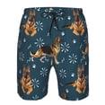 thumbnail image 4 of Naloa German Shepherd Dog Men's Beach Shorts, Surfing shorts, Swim trunks, Quick Dry Swim Trunks for Surfing Beach Fun - Small, 4 of 9