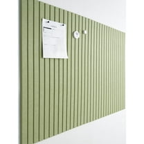 Large Cork Boards for Walls Black Felt Alternative - Slat Wall Paneling, Bulletin Board Tiles for Home Decor, Push Pin Corkboard Organizer for Office, Classroom-12-Pack Panel Kit (Baby Blue)