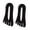 Black, variant on Milageto Five Toe Socks Boat Socks Portable Ankle Toe Socks for Casual Outdoor Ladies Black