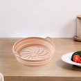 thumbnail image 3 of YAOMOBB High And Low-temperature Resistant Bakeware Foldable Silicone Baking Pan Heat Resistant Handles and Space Saving Design Round Frying Pot Pad for Kitchen Use, 3 of 7
