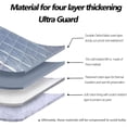 thumbnail image 4 of Hail Protector Car Cover, Car Blanket for Hail, 2025 Upgraded Hail Car Cover, Car Cover Hail Protection Padded, Car Cover Waterproof All Weather for Sedan/SUV/MPV/Hatchback (Silver, Hatchback), 4 of 7