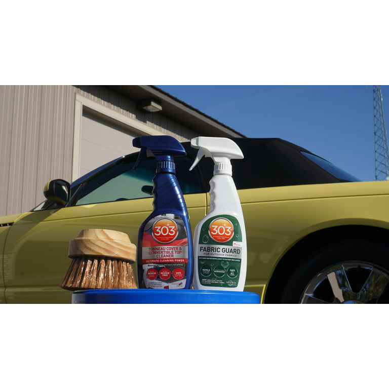 Convertible Top Cleaning Care Kit - Cleans And Protects Fabric Tops - Includes 303 Tonneau Cover And Convertible Top Cleaner 16 fl. oz. + 303 Fabric Guard 16 fl. oz., (30520) - Walmart.com